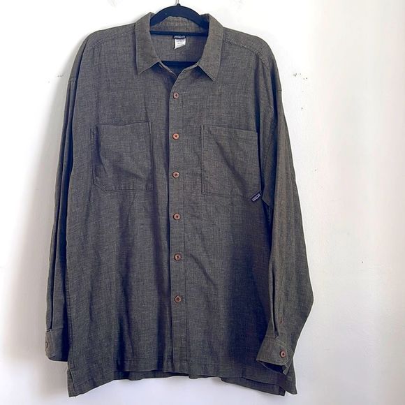 Patagonia Other - Patagonia textured long sleeve button down sz Xl
